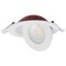 Satco 9W LED Fire Rated 4 In Direct Wire Directional Downlight Round White CCT Sel Dim 120V S11880 - alternate 4